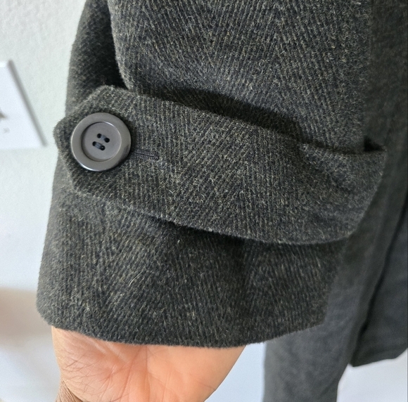 Peruvian Connection Overcoat Long Jacket Men 48 Alpaca Lambswool Heavy Old Money - Picture 6 of 15